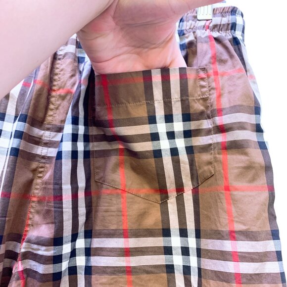 Men's Burberry Loungewear Plaid Pull On Pants M - Picture 8 of 9